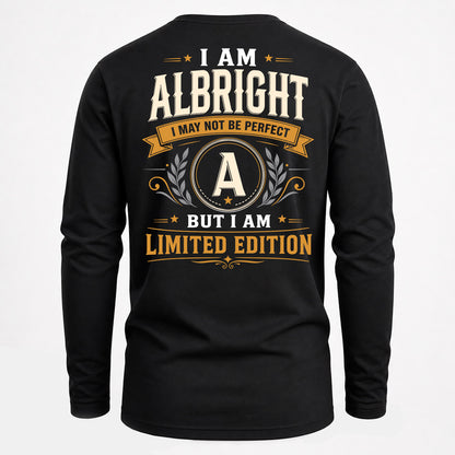 ALBRIGHT EDI-TT36 Personalized Funny Quote Apparel