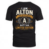 ALTON EDI-TT36 Personalized Funny Quote Apparel