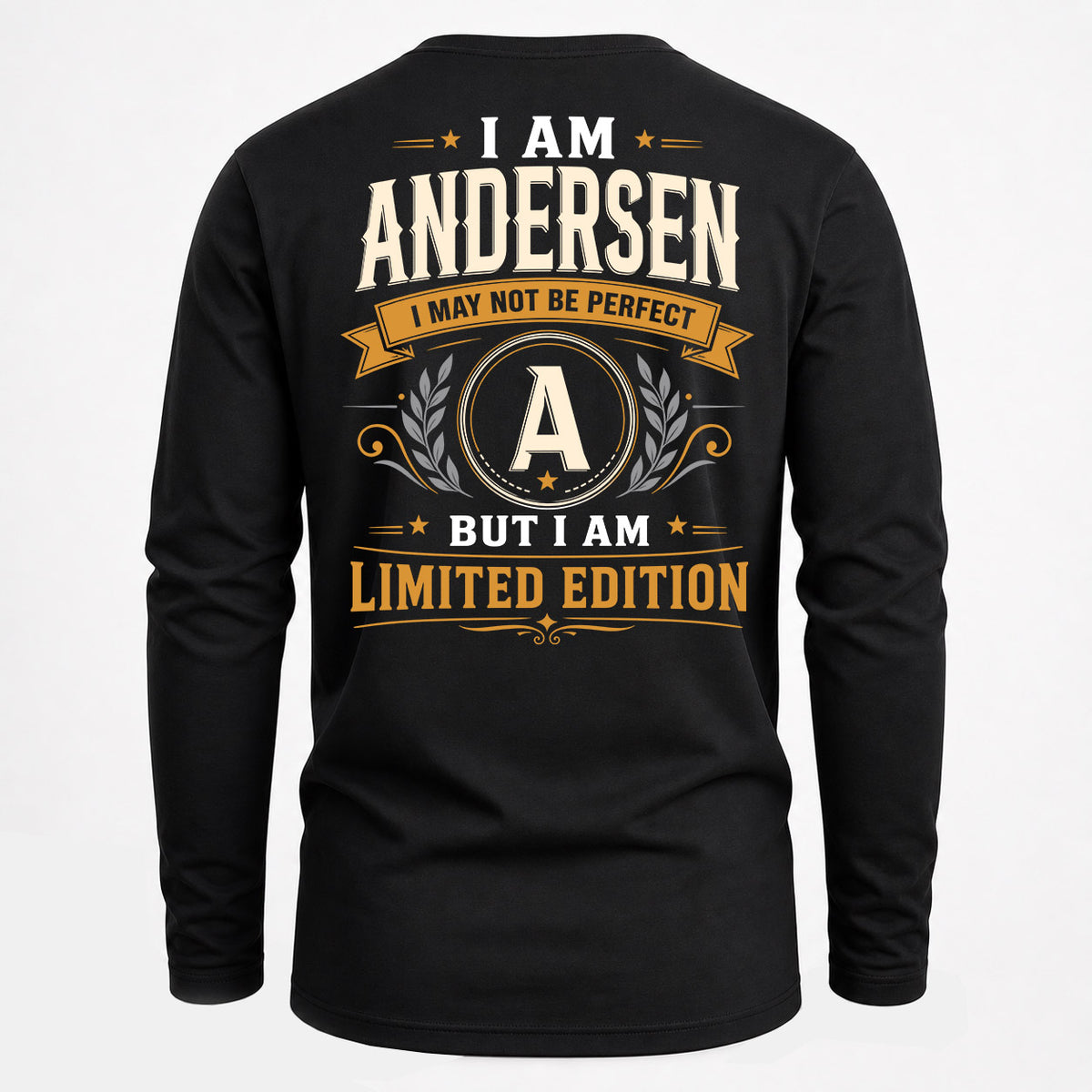 ANDERSEN EDI-TT36 Personalized Funny Quote Apparel