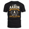 AARON  EDI-TT36 Personalized Funny Quote Apparel
