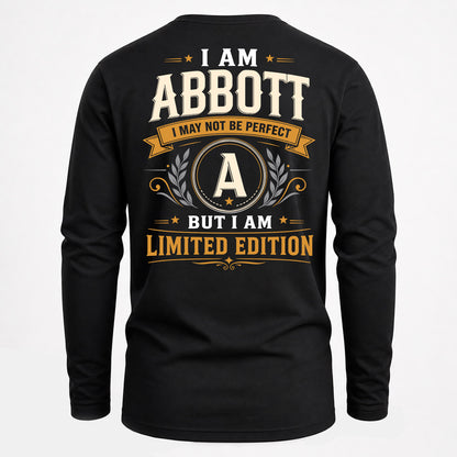 ABBOTT  EDI-TT36 Personalized Funny Quote Apparel