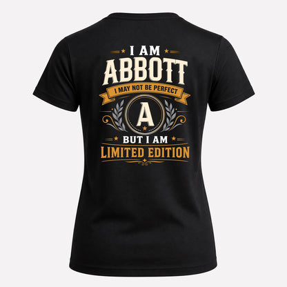 ABBOTT  EDI-TT36 Personalized Funny Quote Apparel