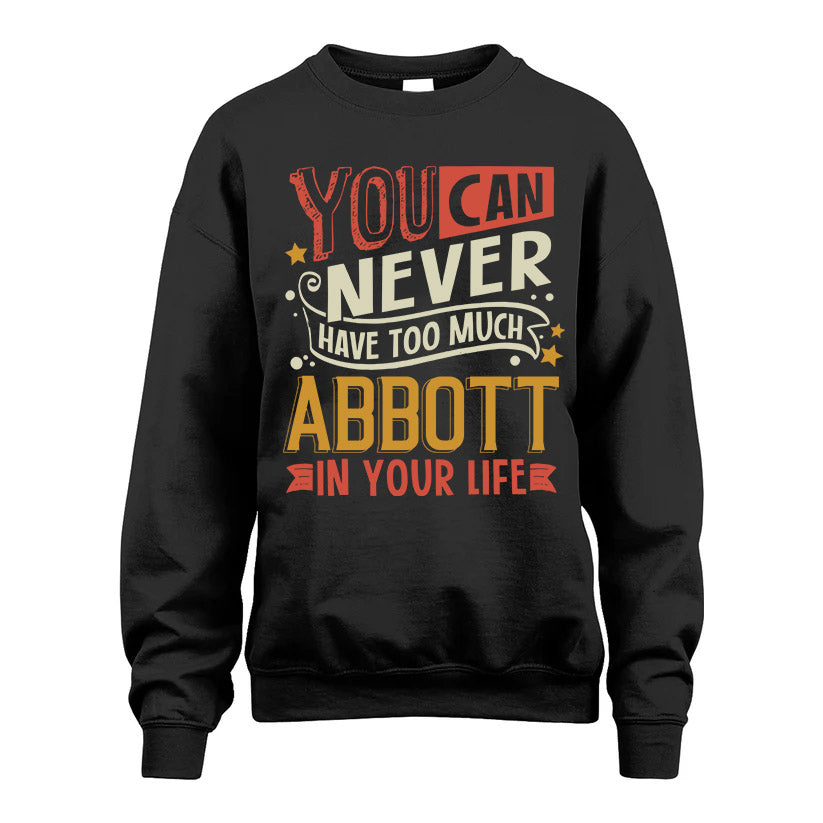 ABBOTT  NO2-TT36 Personalized Funny Quote Apparel