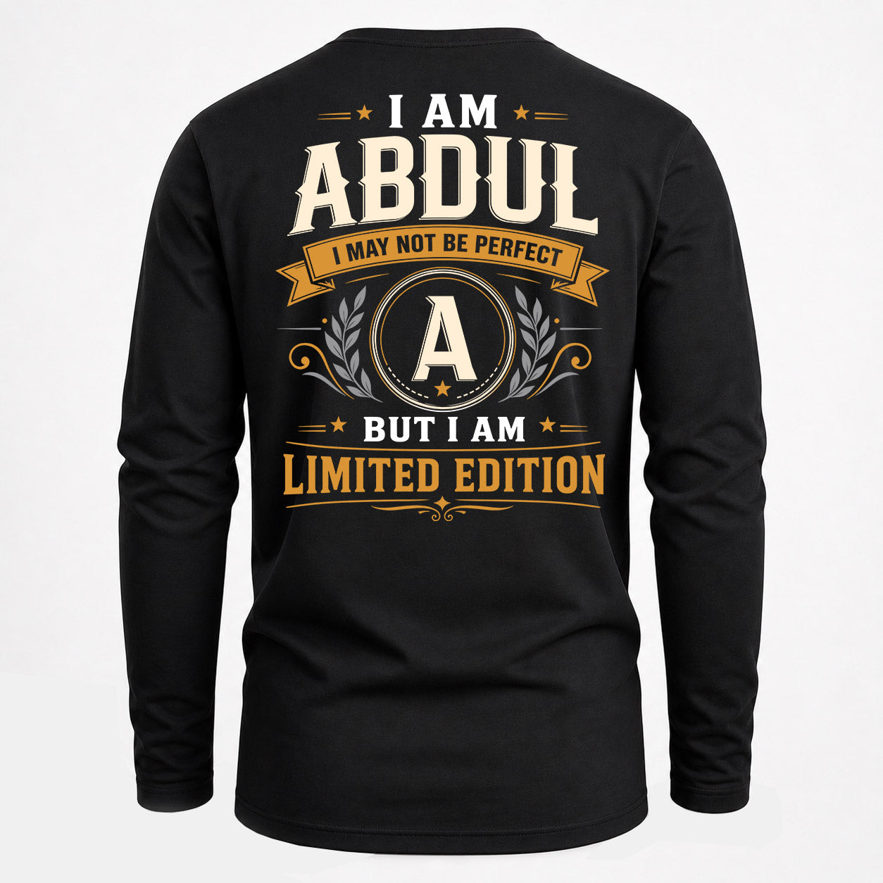 ABDUL  EDI-TT36 Personalized Funny Quote Apparel