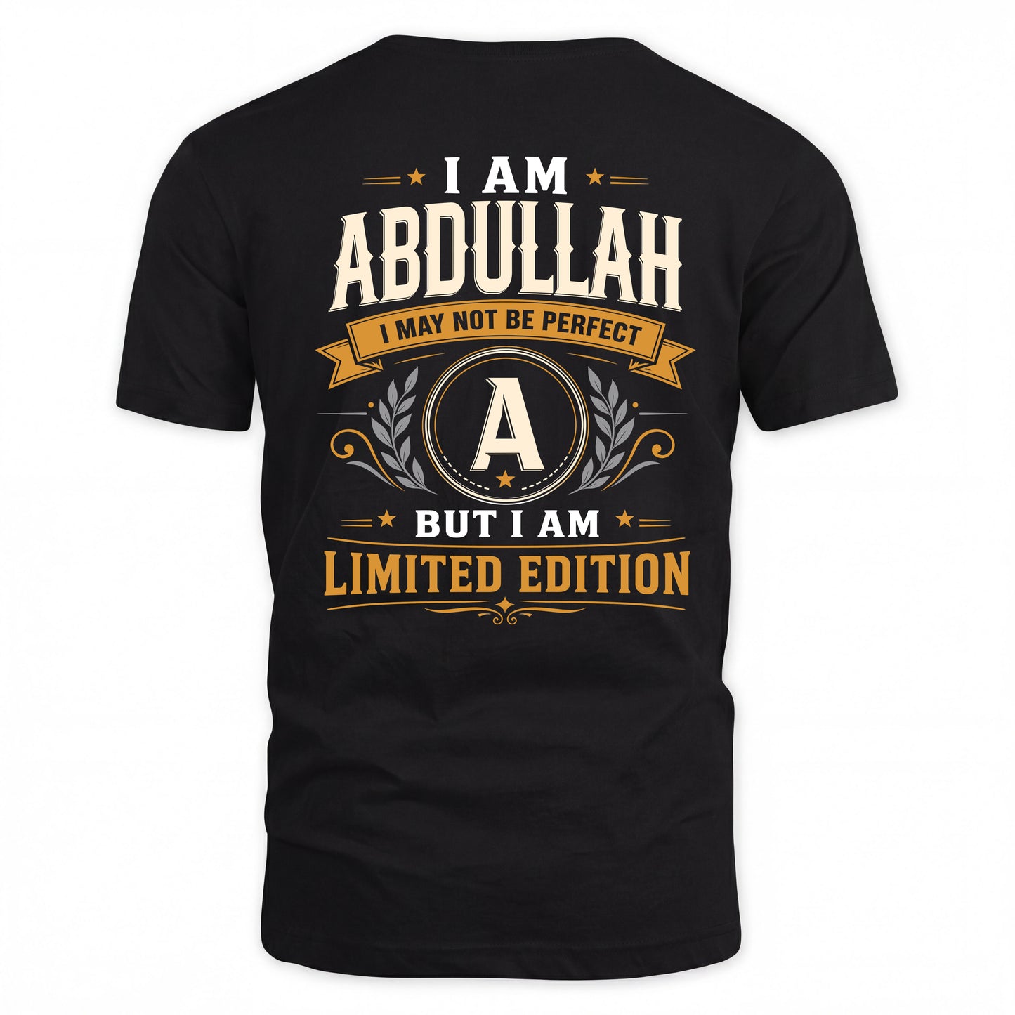 ABDULLAH  EDI-TT36 Personalized Funny Quote Apparel