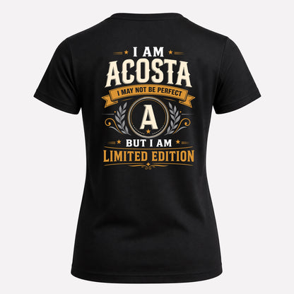 ACOSTA  EDI-TT36 Personalized Funny Quote Apparel