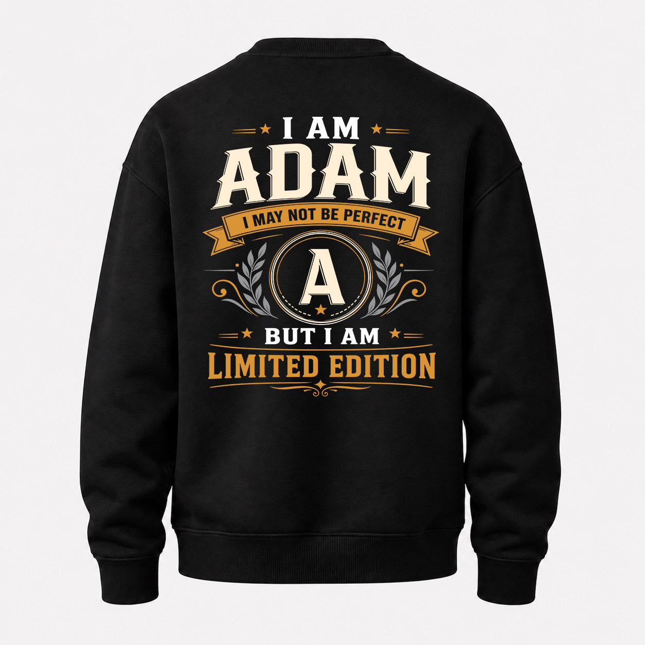 ADAM  EDI-TT36 Personalized Funny Quote Apparel
