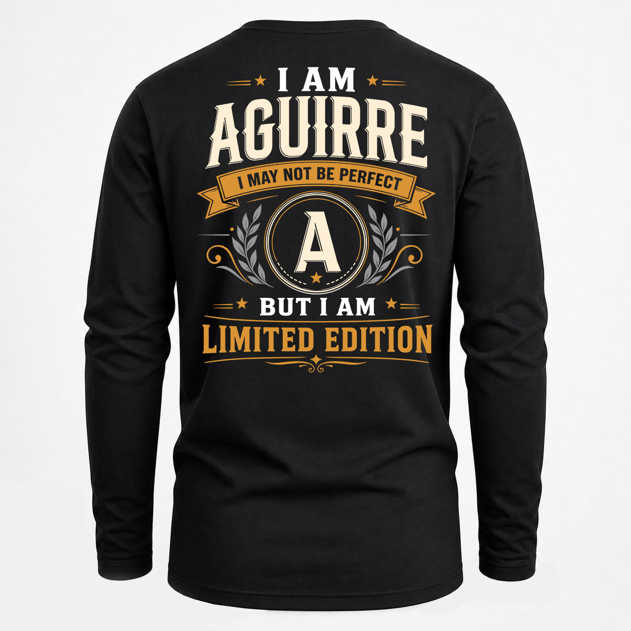 AGUIRRE  EDI-TT36 Personalized Funny Quote Apparel