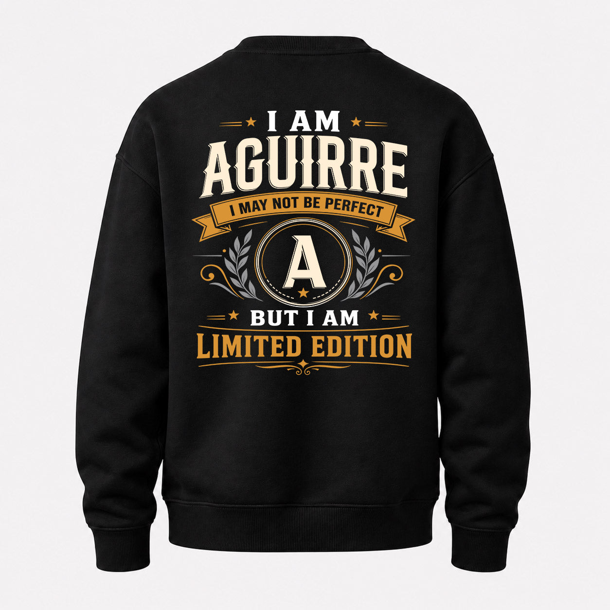AGUIRRE  EDI-TT36 Personalized Funny Quote Apparel