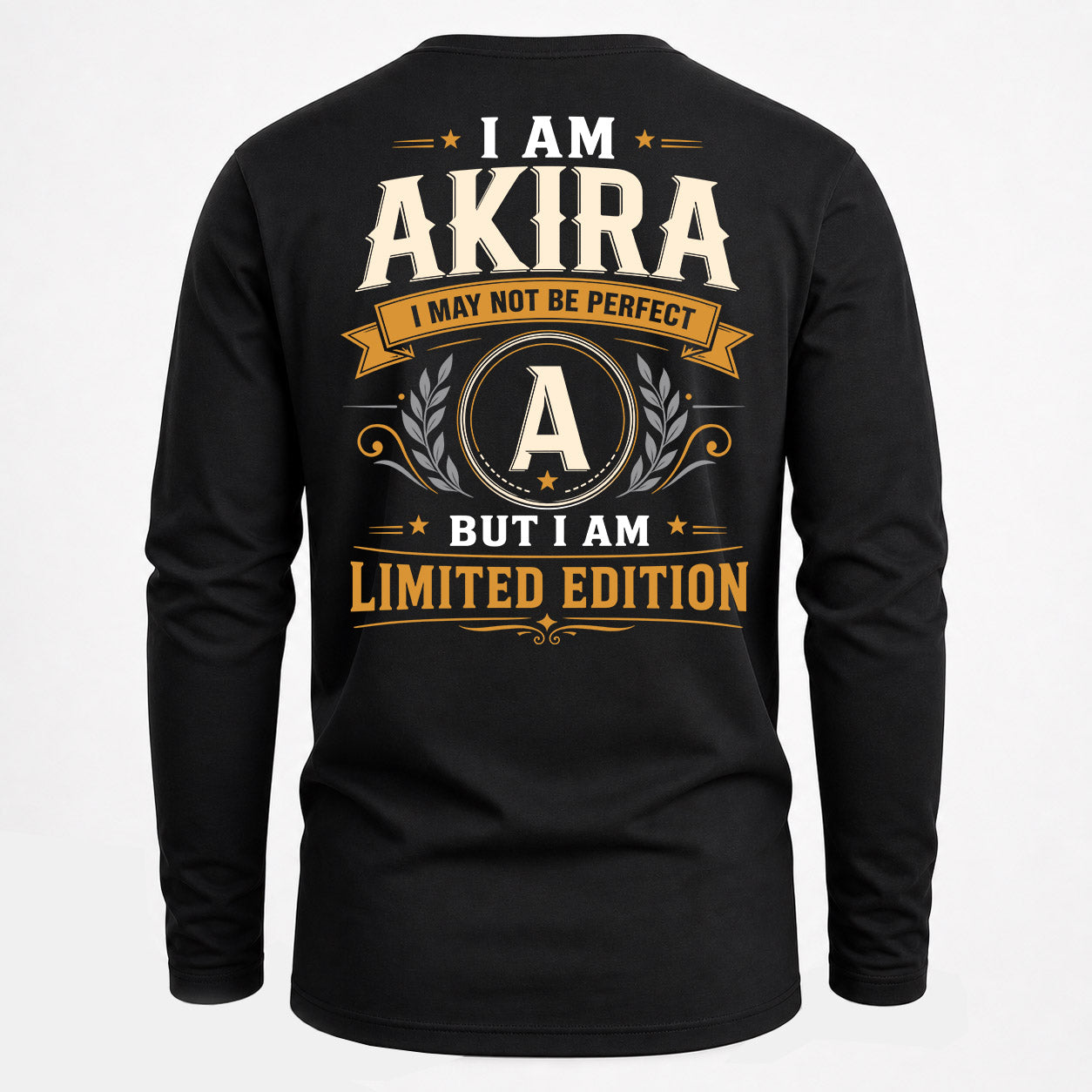 AKIRA  EDI-TT36 Personalized Funny Quote Apparel