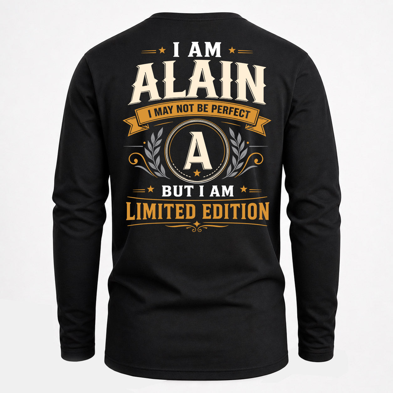 ALAIN  EDI-TT36 Personalized Funny Quote Apparel