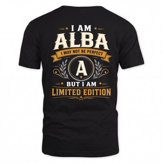 ALBA  EDI-TT36 Personalized Funny Quote Apparel