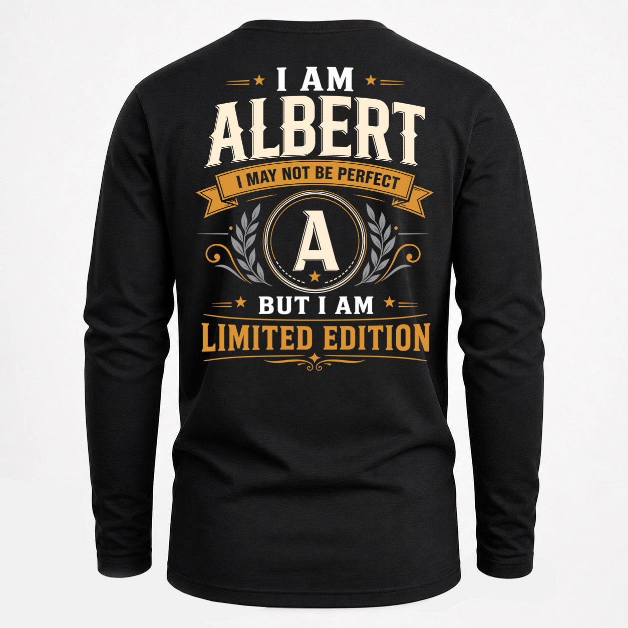 ALBERT  EDI-TT36 Personalized Funny Quote Apparel