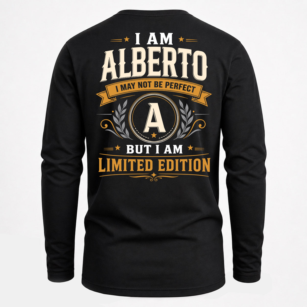 ALBERTO  EDI-TT36 Personalized Funny Quote Apparel