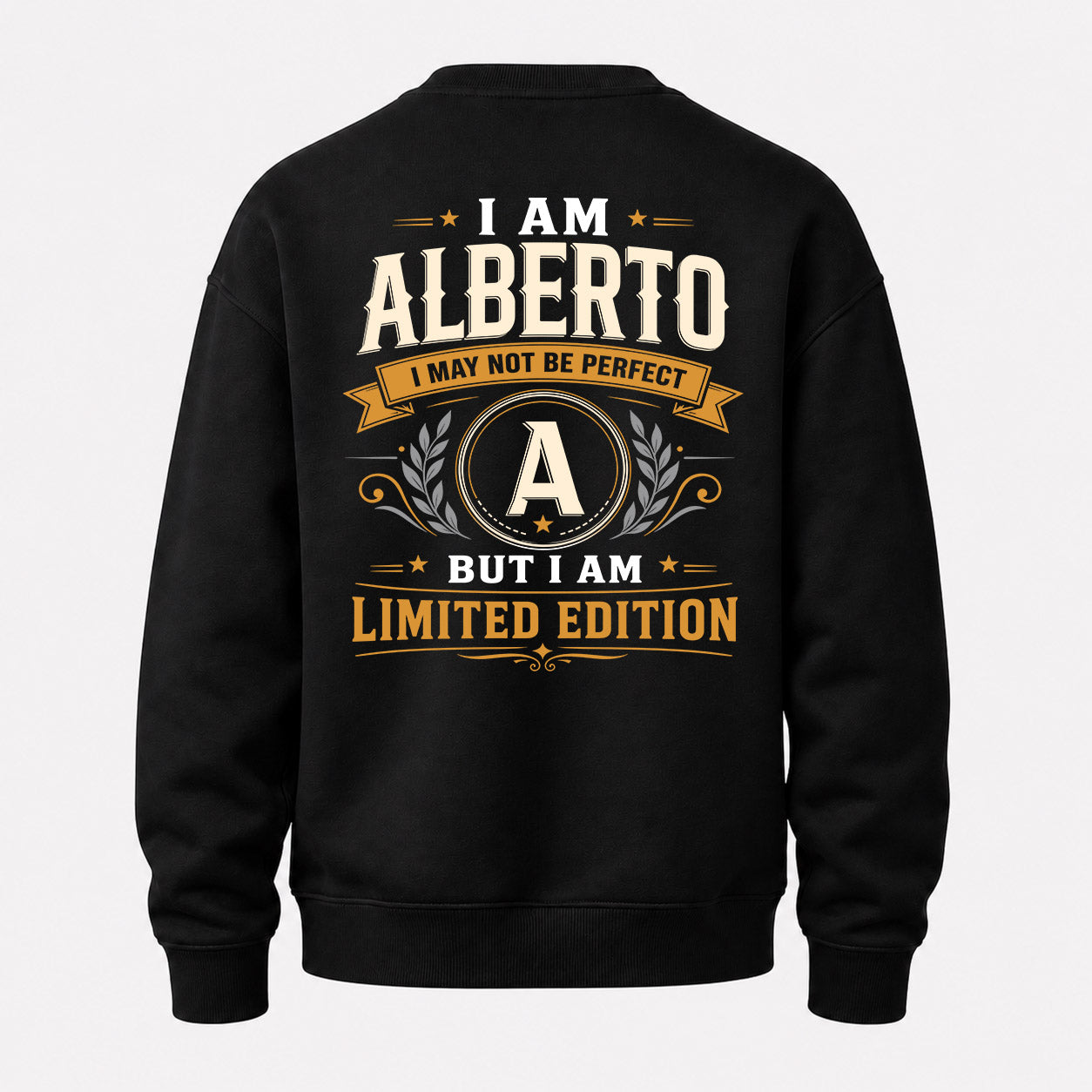 ALBERTO  EDI-TT36 Personalized Funny Quote Apparel