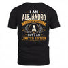 ALEJANDRO  EDI-TT36 Personalized Funny Quote Apparel