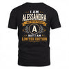 ALESSANDRA  EDI-TT36 Personalized Funny Quote Apparel