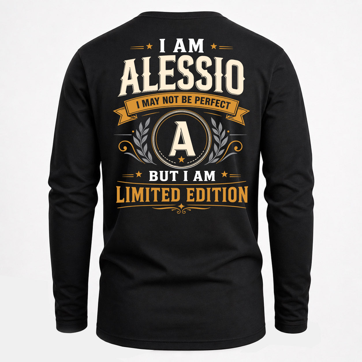 ALESSIO  EDI-TT36 Personalized Funny Quote Apparel
