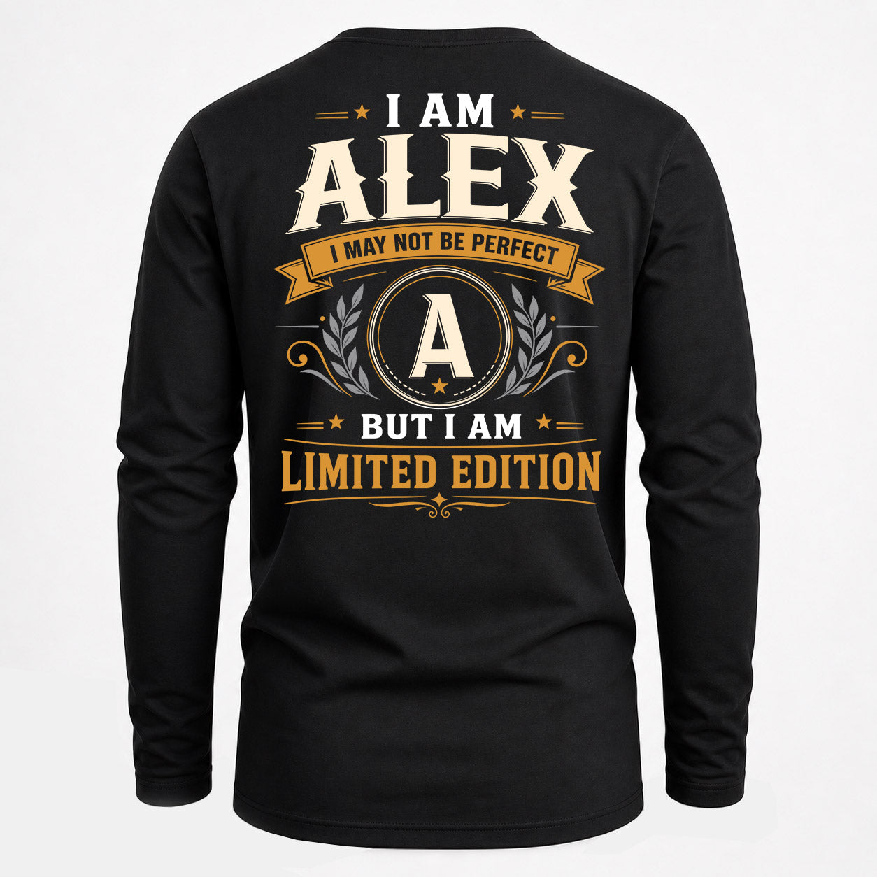 ALEX  EDI-TT36 Personalized Funny Quote Apparel