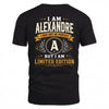 ALEXANDRE  EDI-TT36 Personalized Funny Quote Apparel
