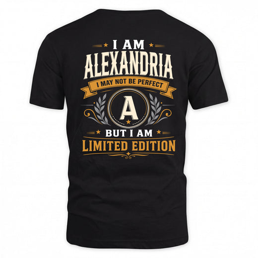 ALEXANDRIA  EDI-TT36 Personalized Funny Quote Apparel