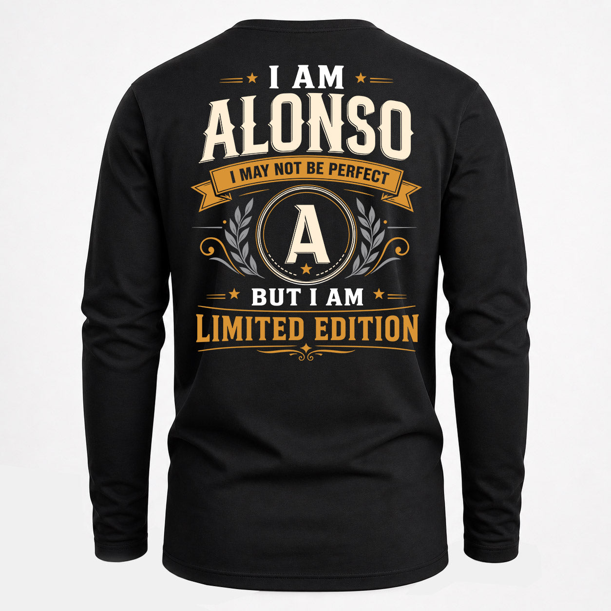 ALONSO  EDI-TT36 Personalized Funny Quote Apparel