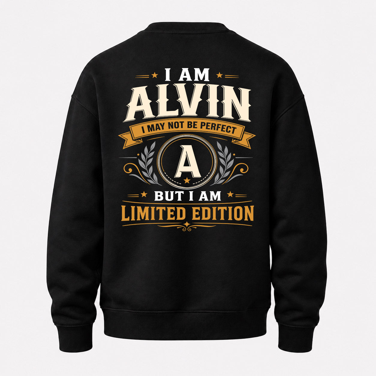 ALVIN  EDI-TT36 Personalized Funny Quote Apparel
