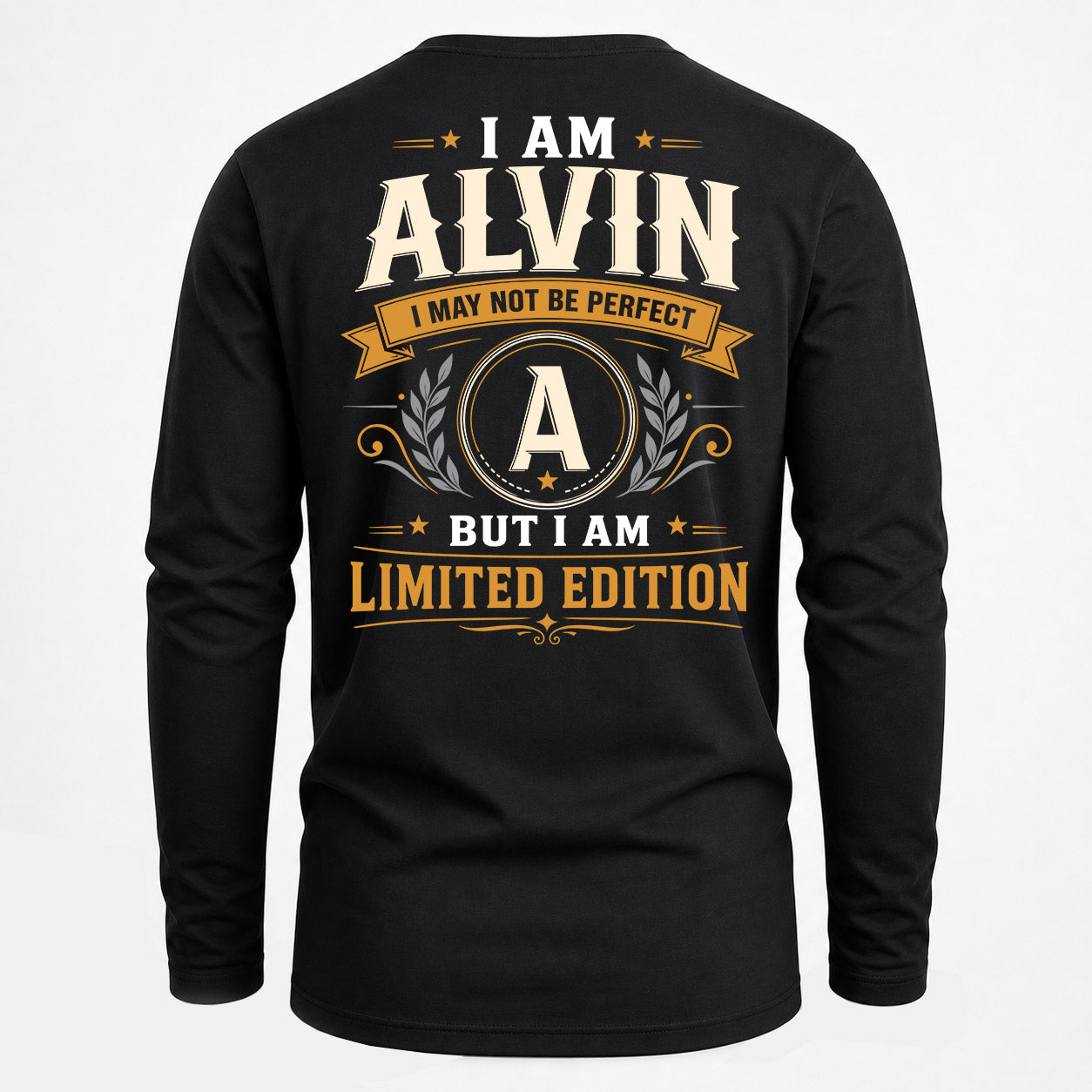 ALVIN  EDI-TT36 Personalized Funny Quote Apparel