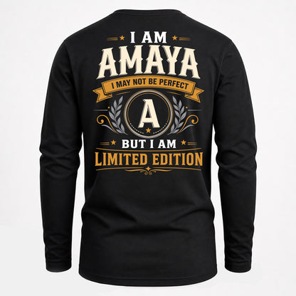 AMAYA  EDI-TT36 Personalized Funny Quote Apparel