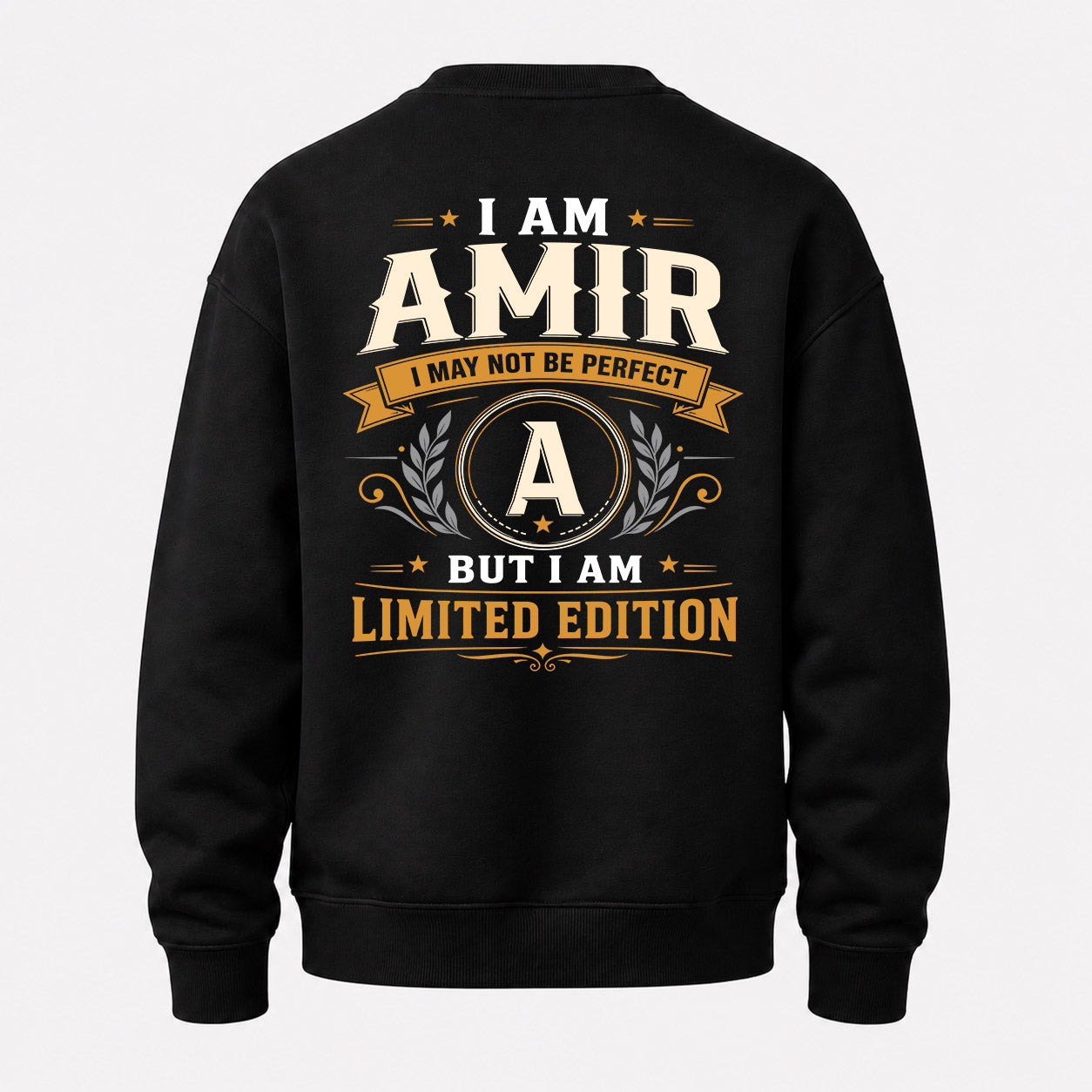 AMIR  EDI-TT36 Personalized Funny Quote Apparel