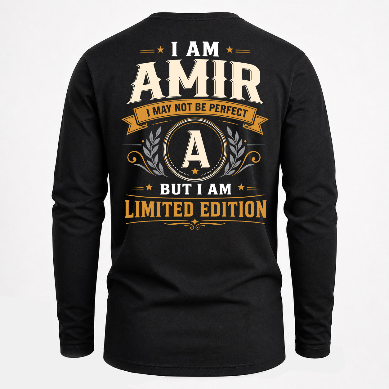 AMIR  EDI-TT36 Personalized Funny Quote Apparel