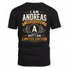 ANDREAS  EDI-TT36 Personalized Funny Quote Apparel