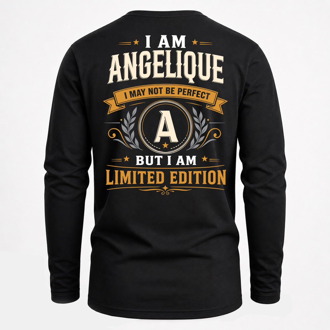 ANGELIQUE  EDI-TT36 Personalized Funny Quote Apparel