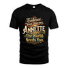 ANNETTE L04-TT36 Personalized Funny Quote Apparel