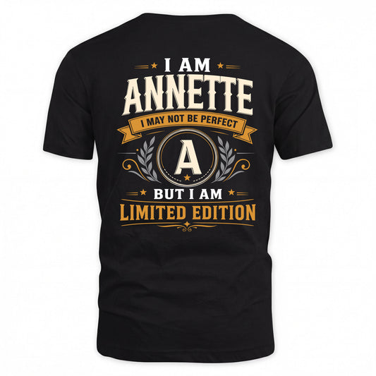 ANNETTE  EDI-TT36 Personalized Funny Quote Apparel