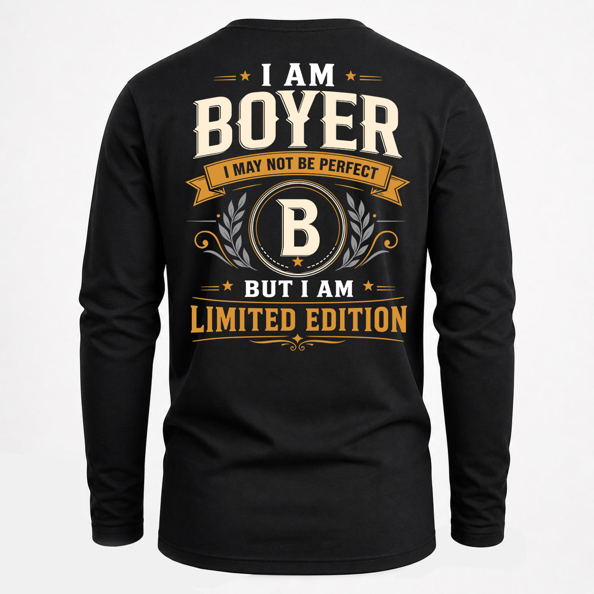 BOYER EDI-TT36 Personalized Funny Quote Apparel