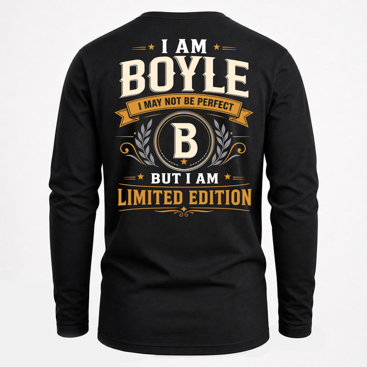 BOYLE EDI-TT36 Personalized Funny Quote Apparel
