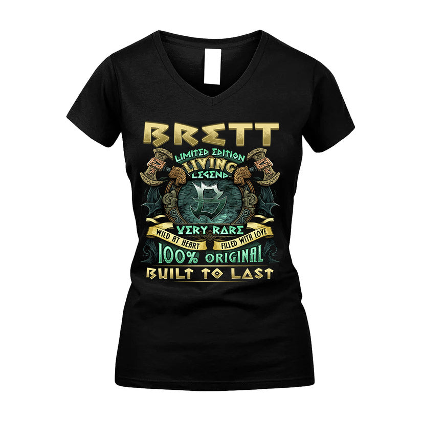 BRETT  VKI-TT36 Personalized Funny Quote Apparel
