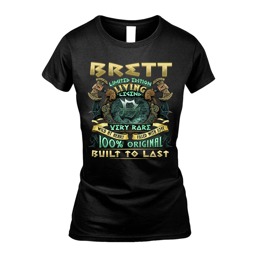 BRETT  VKI-TT36 Personalized Funny Quote Apparel