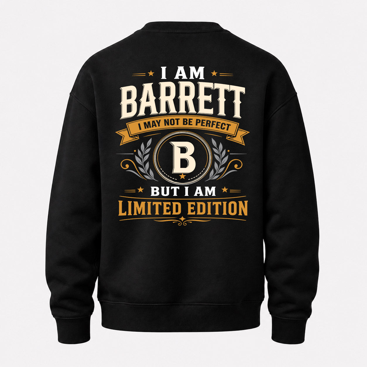 BARRETT  EDI-TT36 Personalized Funny Quote Apparel