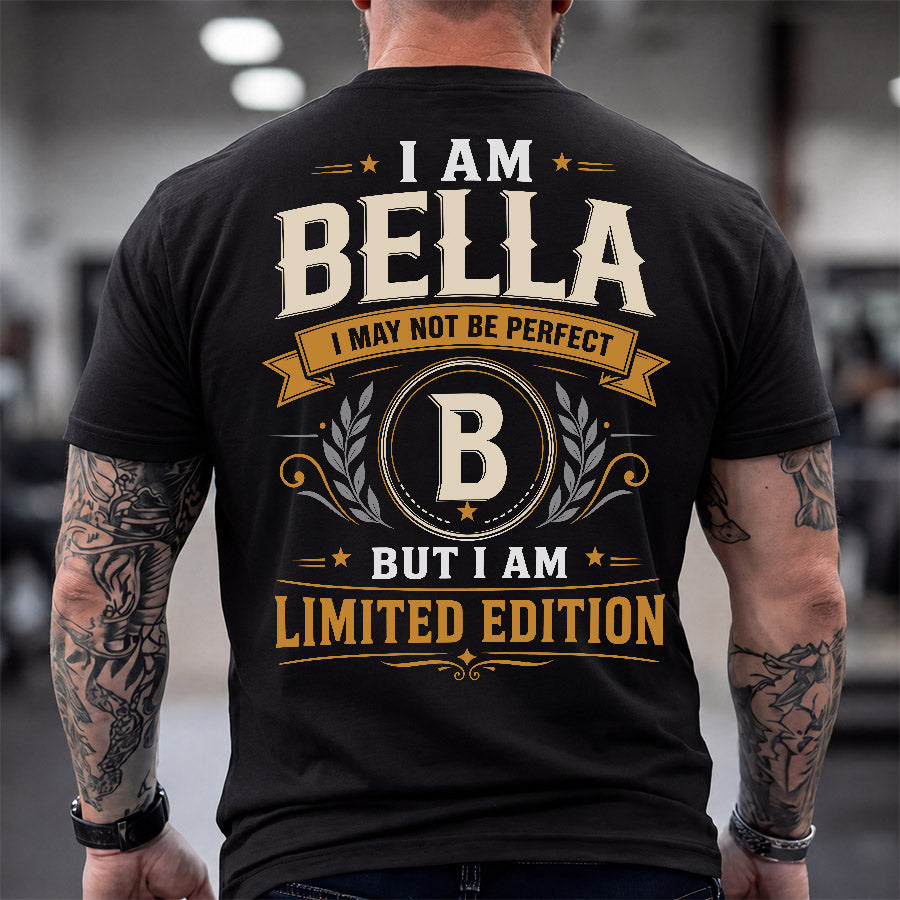 BELLA  EDI-TT36 Personalized Funny Quote Apparel