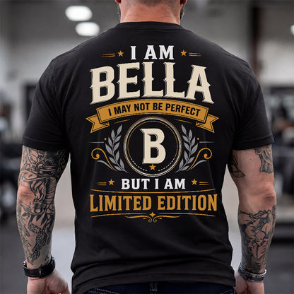 BELLA  EDI-TT36 Personalized Funny Quote Apparel