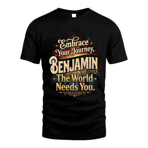 BENJAMIN L04-TT36 Personalized Funny Quote Apparel