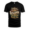BENJAMIN L04-TT36 Personalized Funny Quote Apparel
