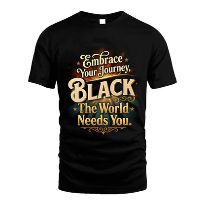 BLACK L04-TT36 Personalized Funny Quote Apparel