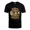 BLACK L04-TT36 Personalized Funny Quote Apparel
