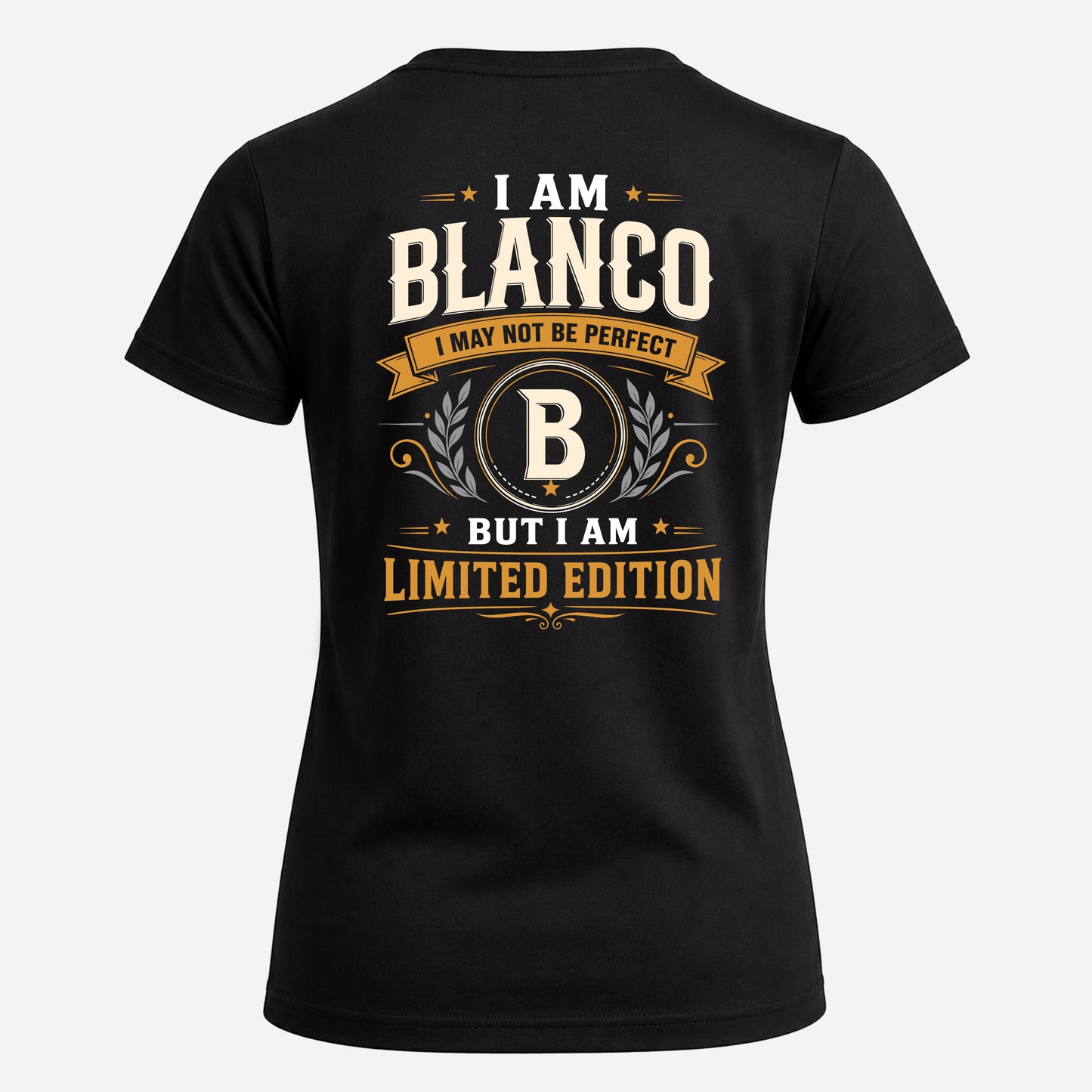 BLANCO  EDI-TT36 Personalized Funny Quote Apparel