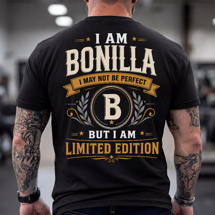 BONILLA  EDI-TT36 Personalized Funny Quote Apparel