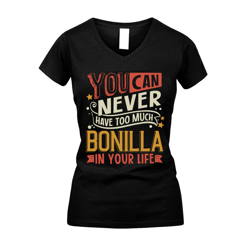 BONILLA  NO2-TT36 Personalized Funny Quote Apparel