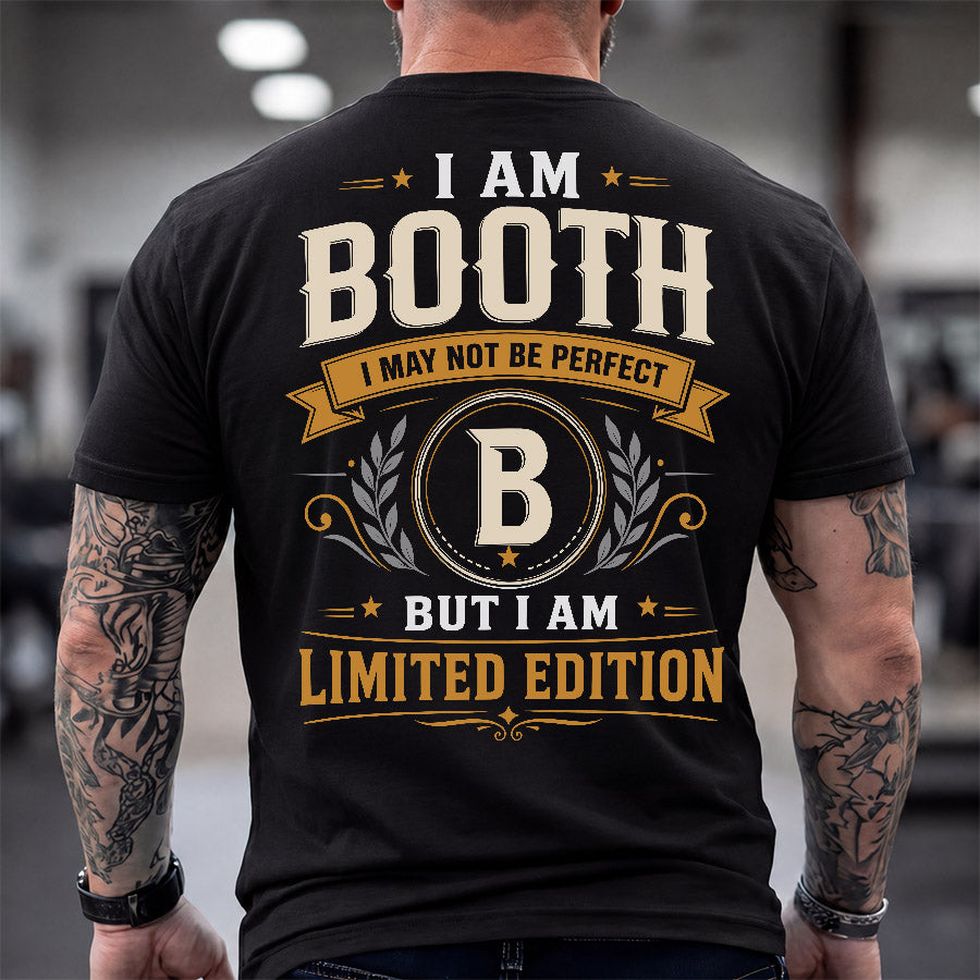 BOOTH  EDI-TT36 Personalized Funny Quote Apparel